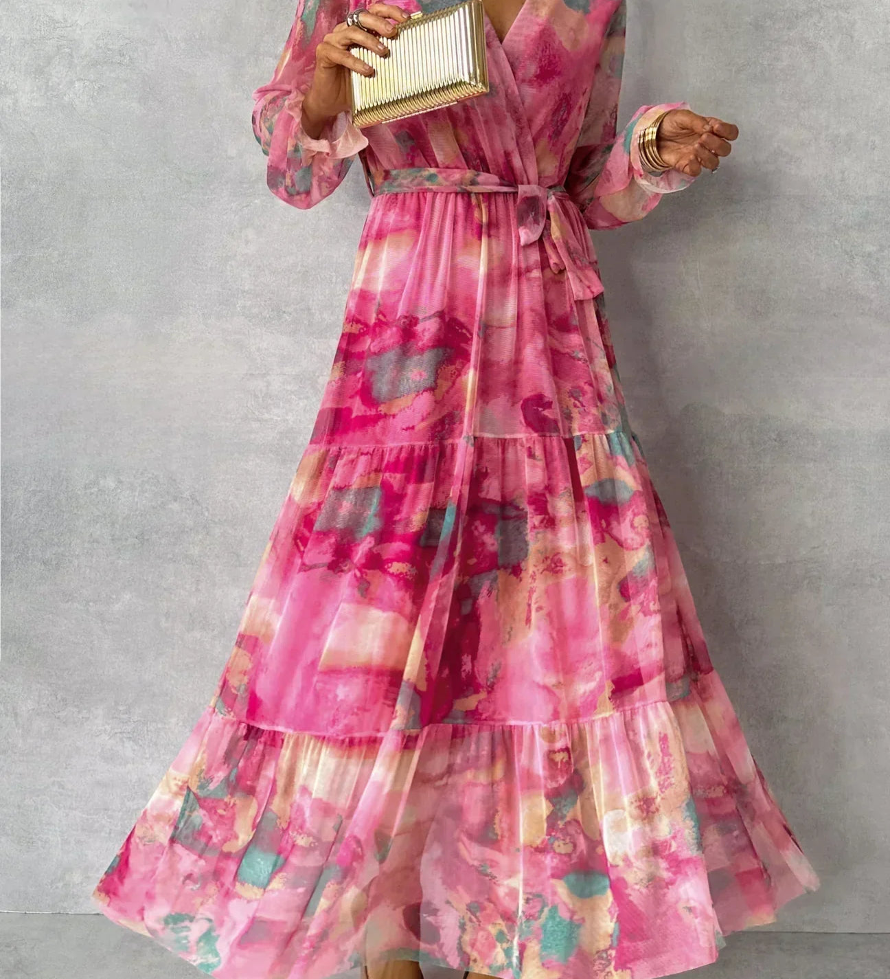 Nuala - Floral Wrap Dress