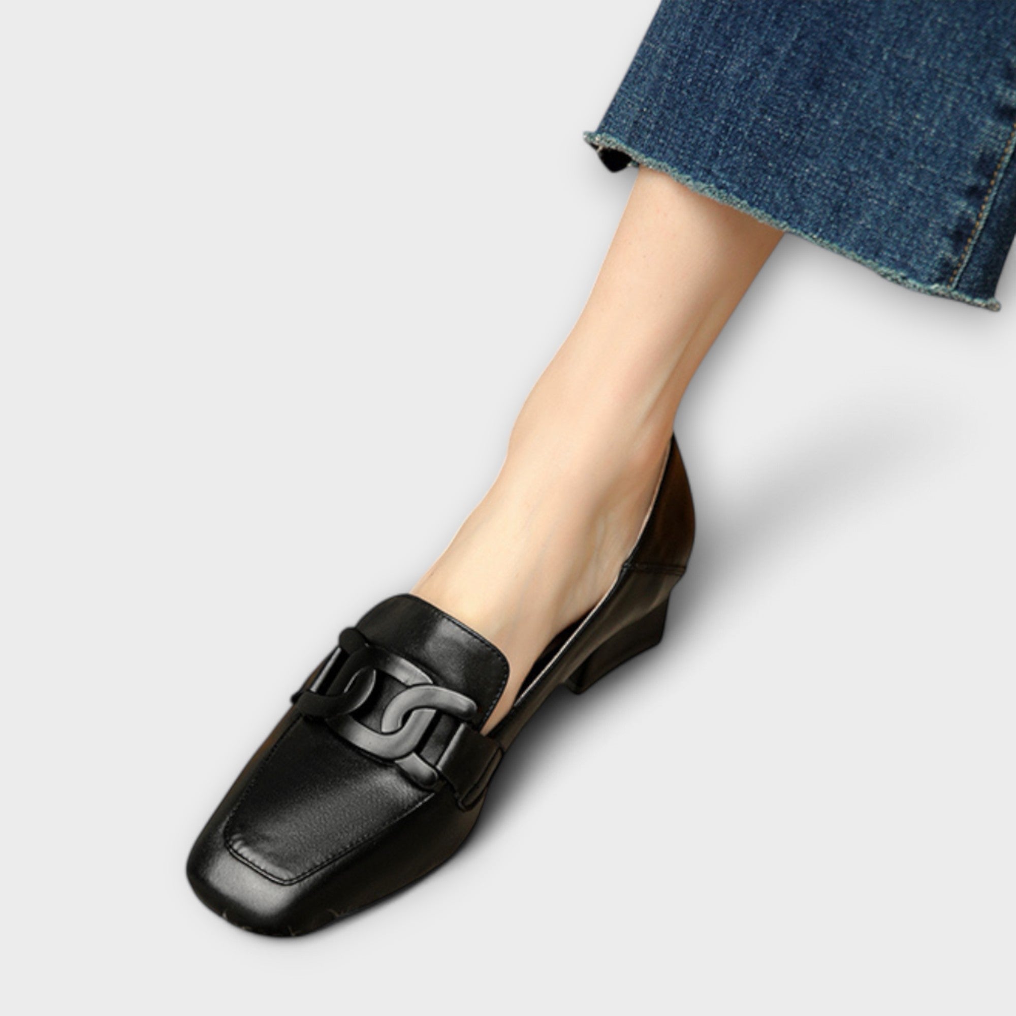 Eabha - Leather Orthopedic Slippers
