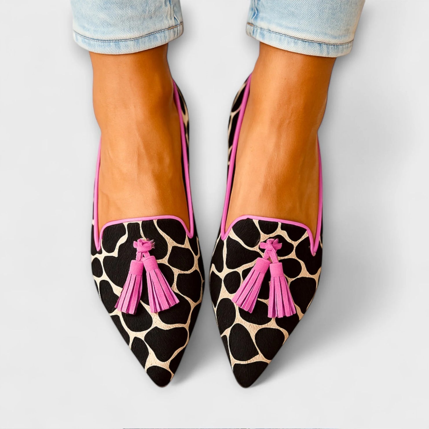 Gráinne - Animal Print Ballerinas