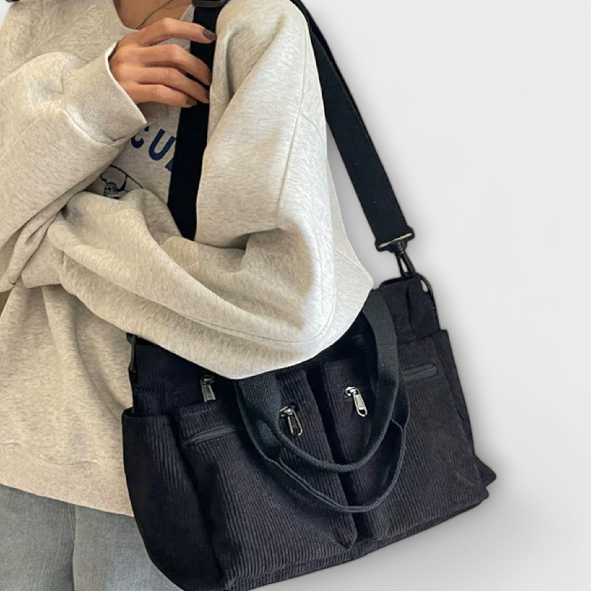 Eimear - Corduroy Multi-Pocket Bag
