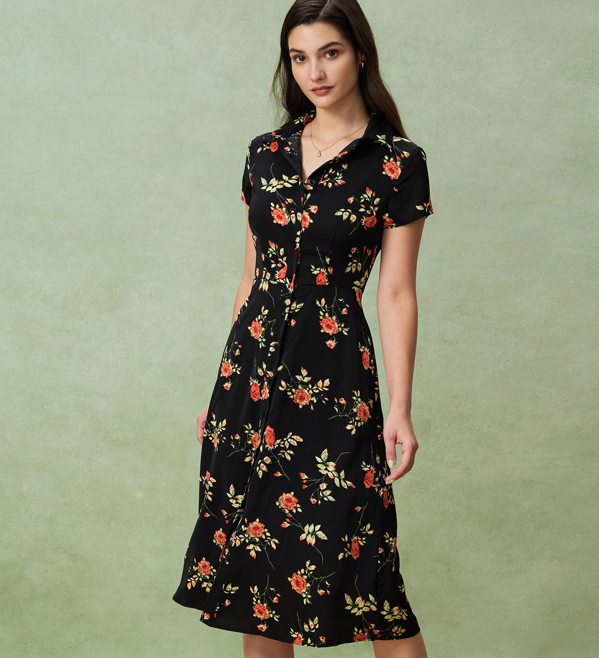 Eimear - Floral Midi Dress