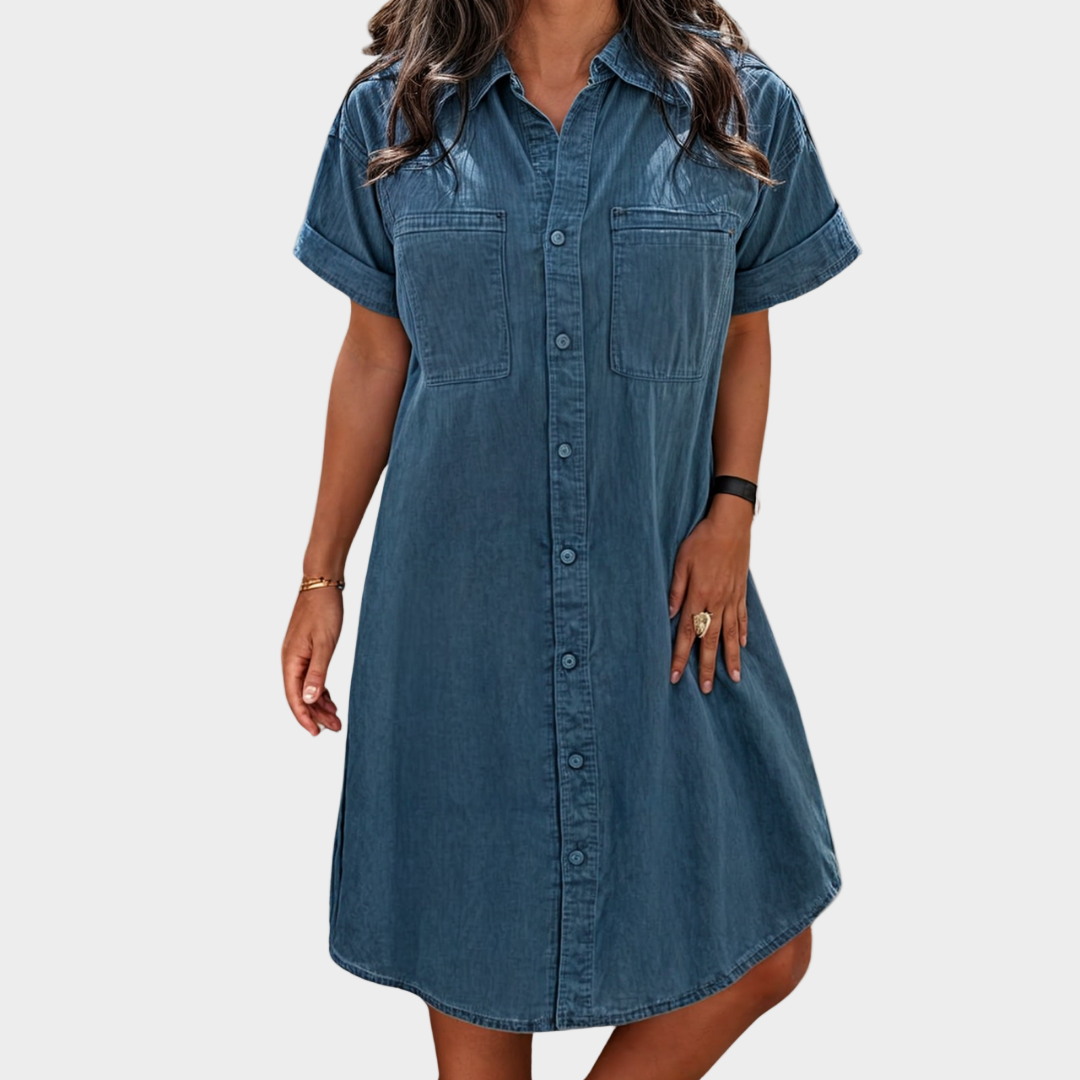 Mairead - Denim Shirt Dress