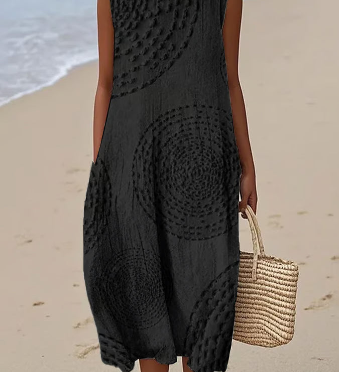 Gráinne - Textured Maxi Dress