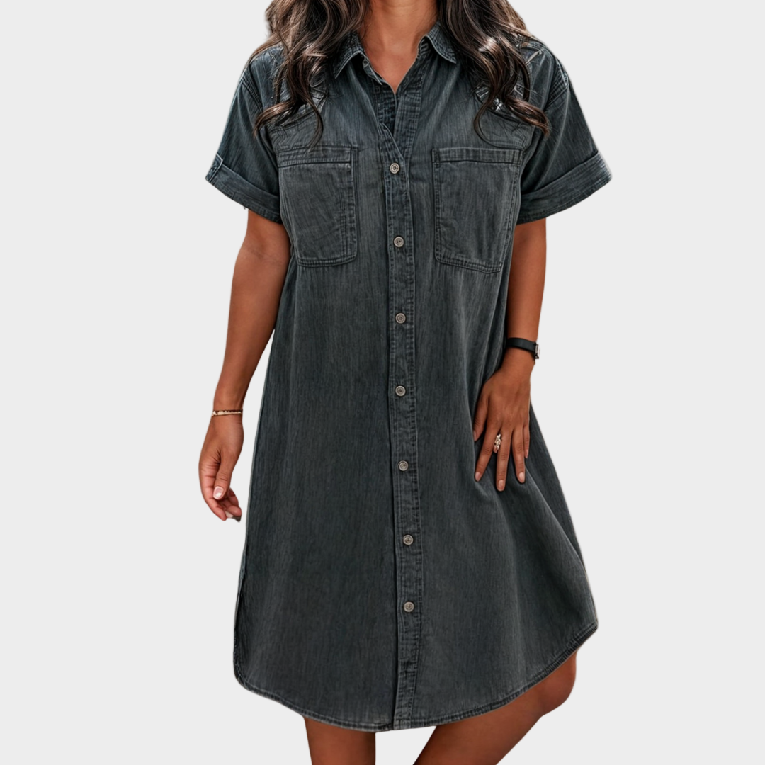 Mairead - Denim Shirt Dress