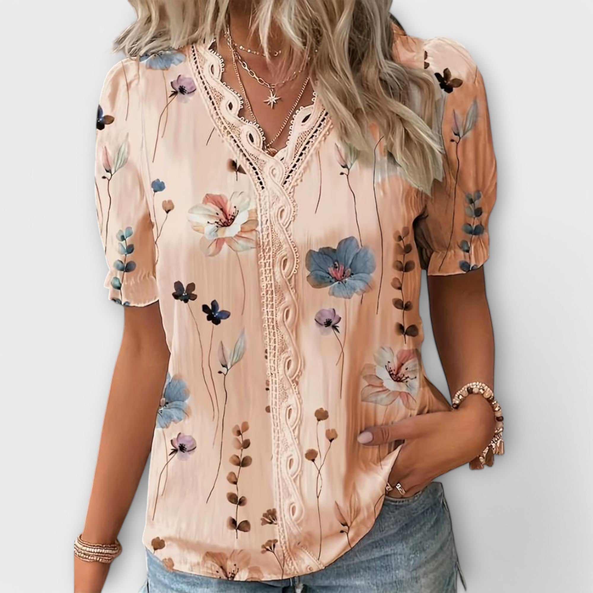 Dervla - V-Neck Blouse