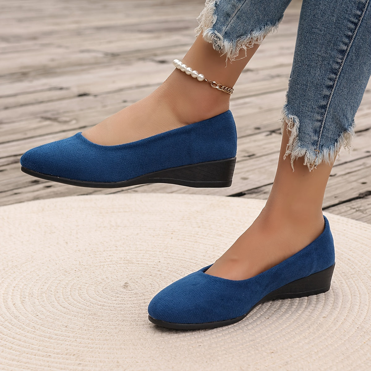 Dervla - Wedge Heel Ballerinas