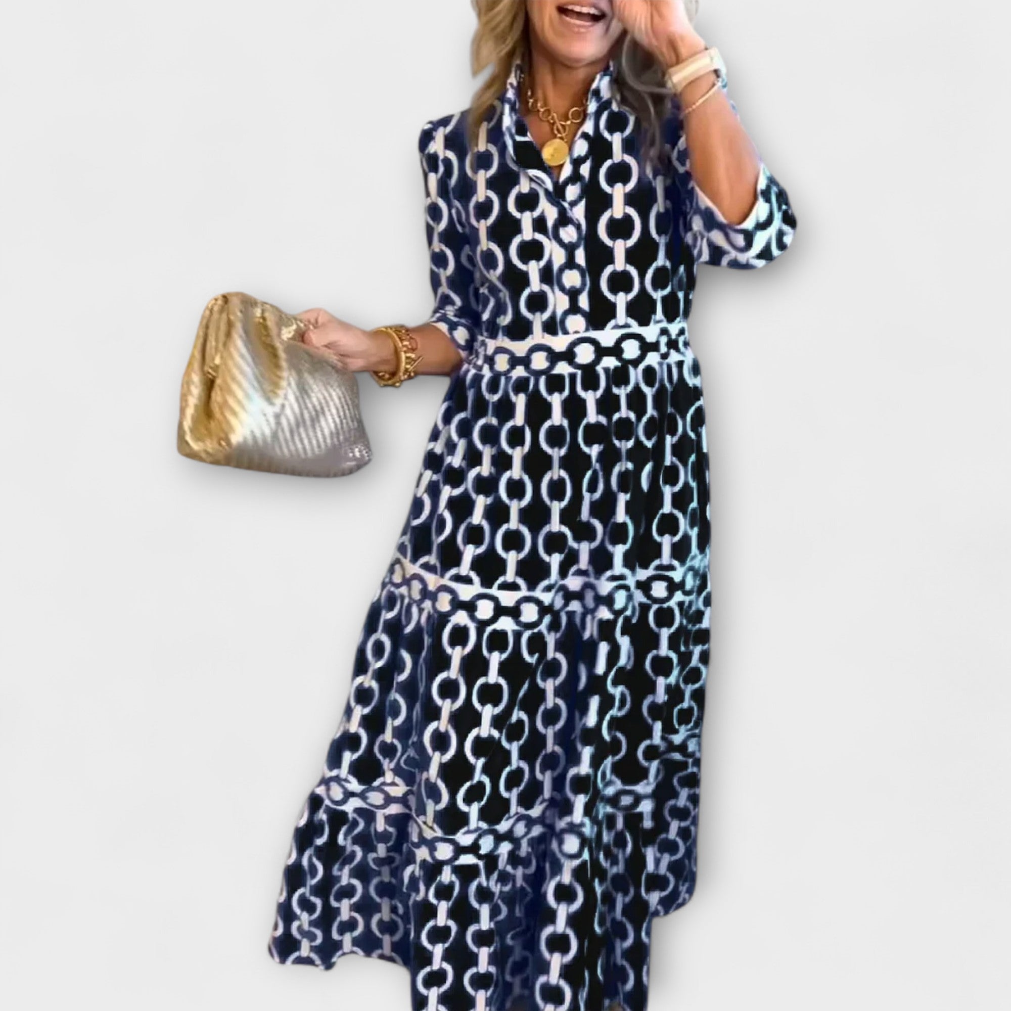 Mairead - Midi Dress with Chains