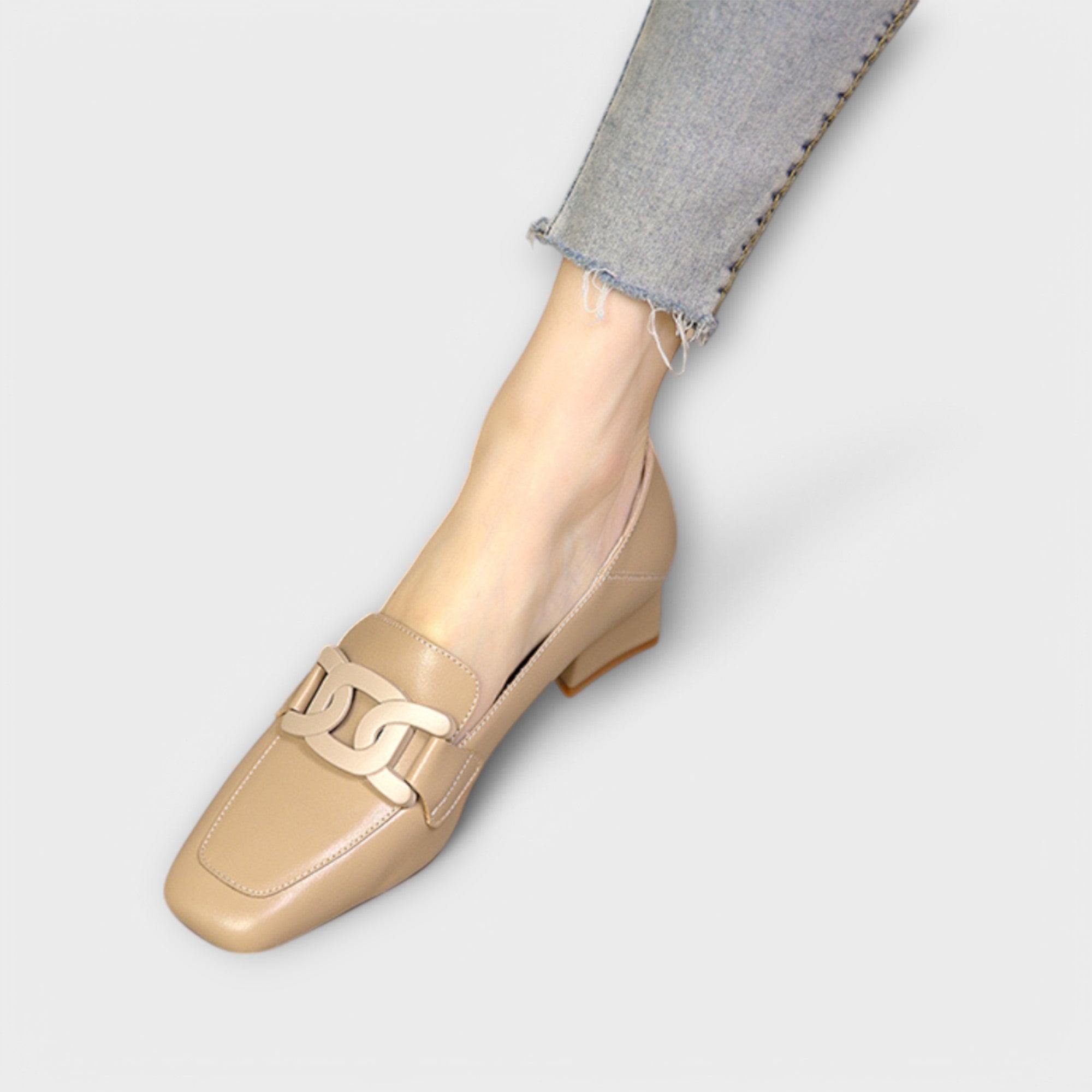 Eabha - Leather Orthopedic Slippers