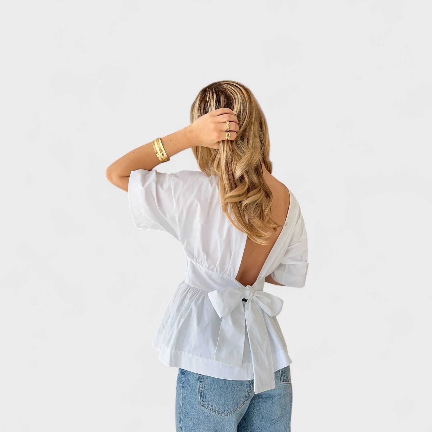 Eimear - V-Back Blouse