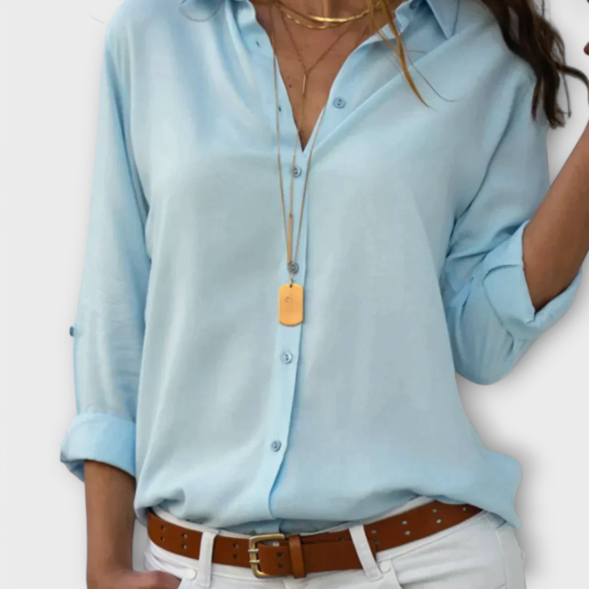 Eithne - Elegant Embroidered Blouse