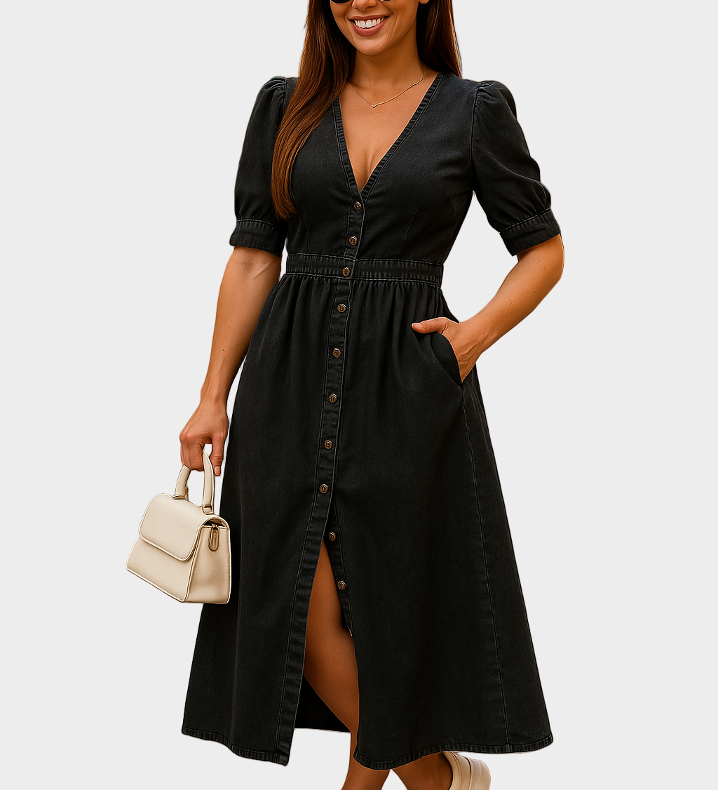 Ciara - Denim Maxi Dress
