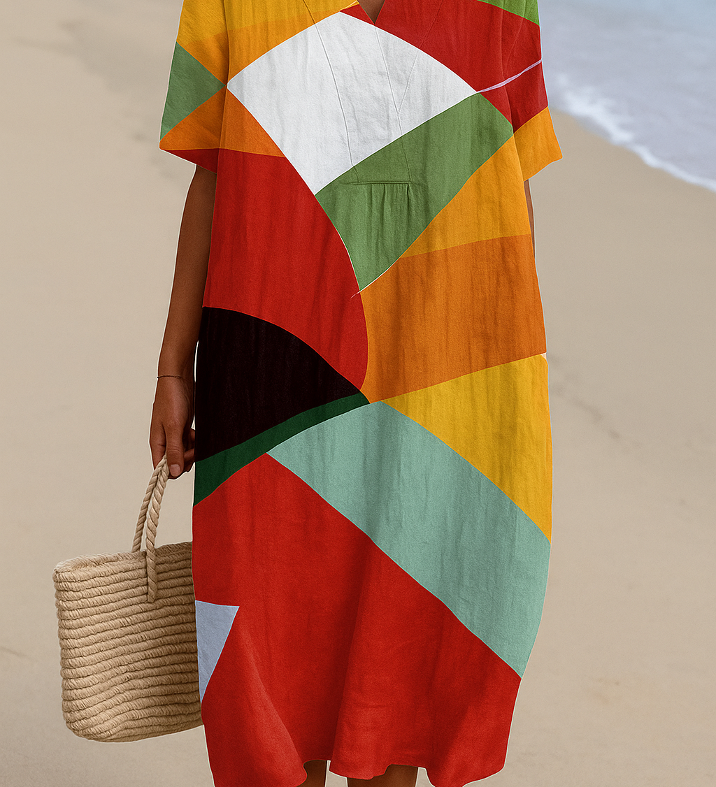 Eabha - Cotton Midi Dress