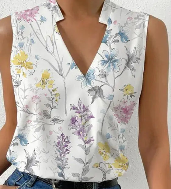 Una - Breathable V-Neck Top