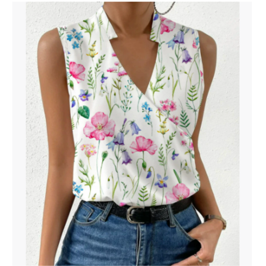 Una - Breathable V-Neck Top
