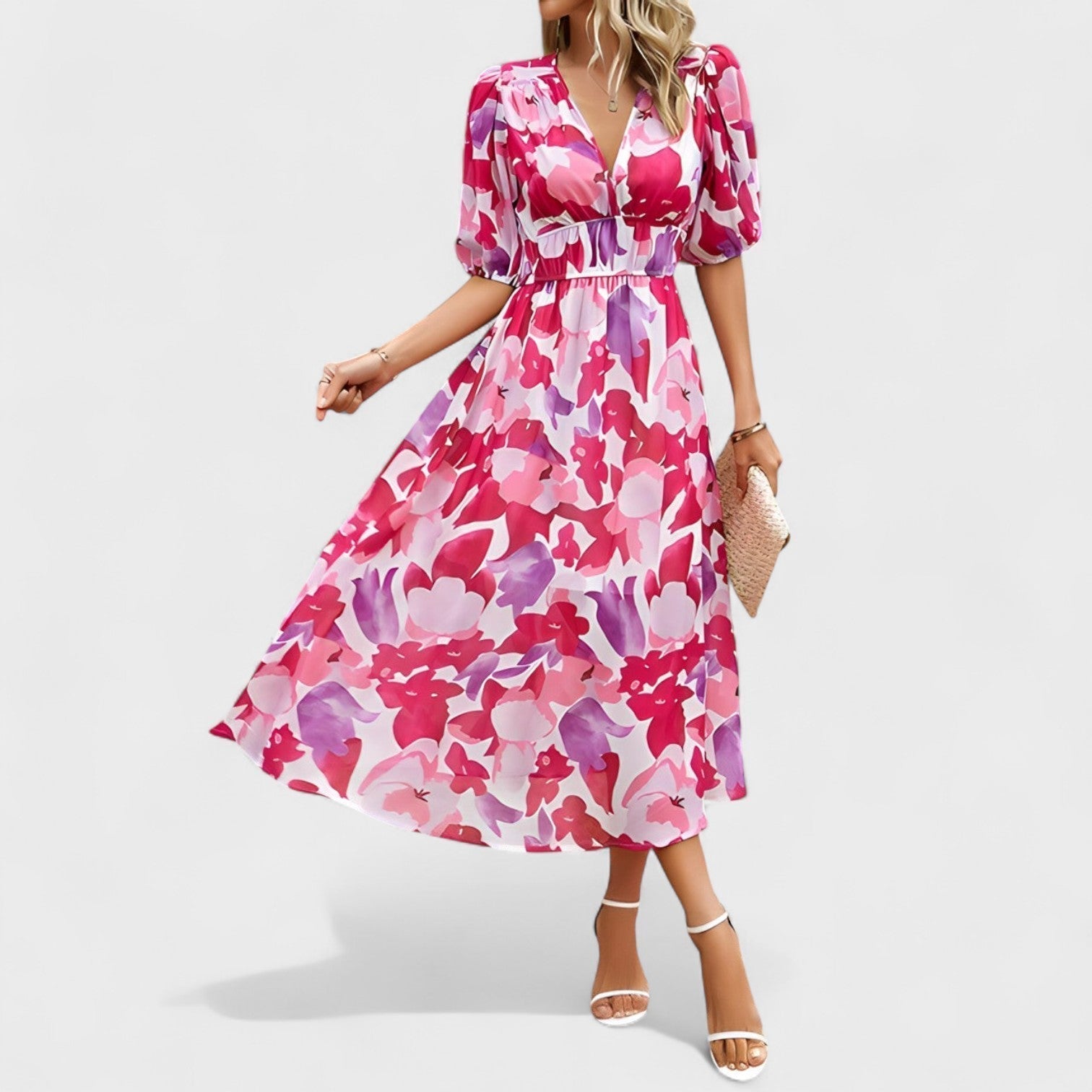 Dervla - Floral Midi Dress