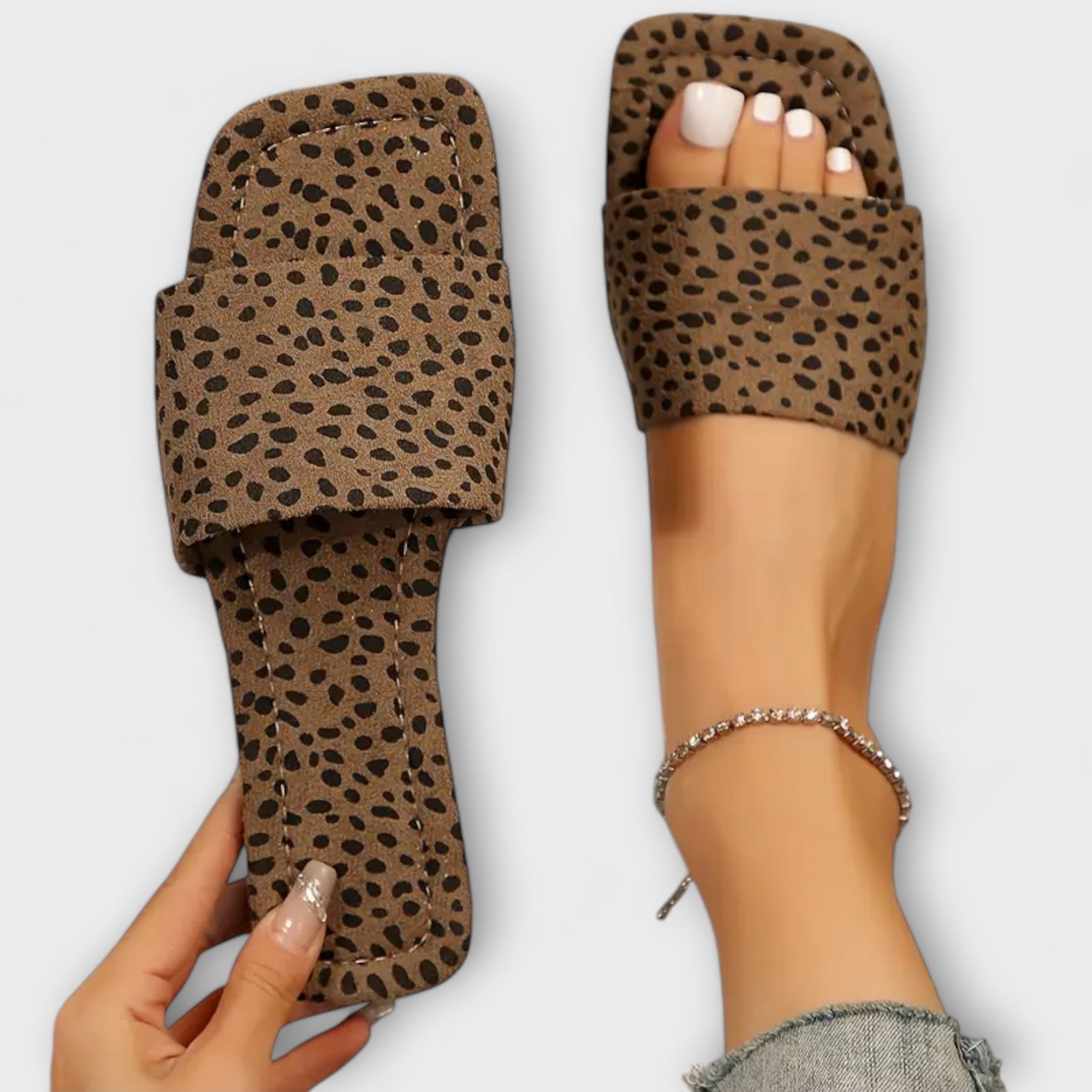 Bríd - Leopard Print Loafers