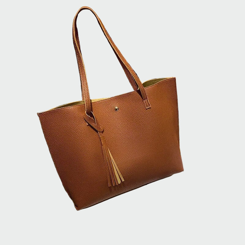 Eabha - Minimalist Leather Tote