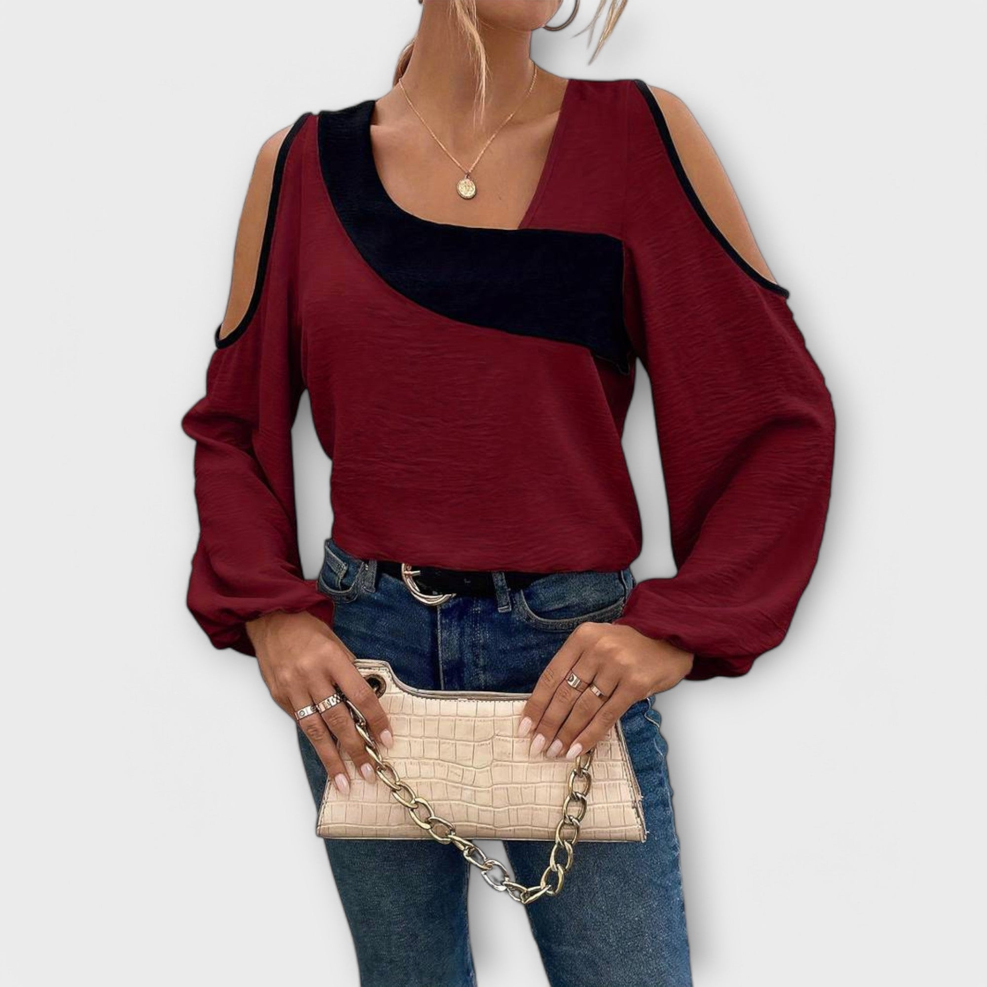 Eabha - Colour Block Blouse
