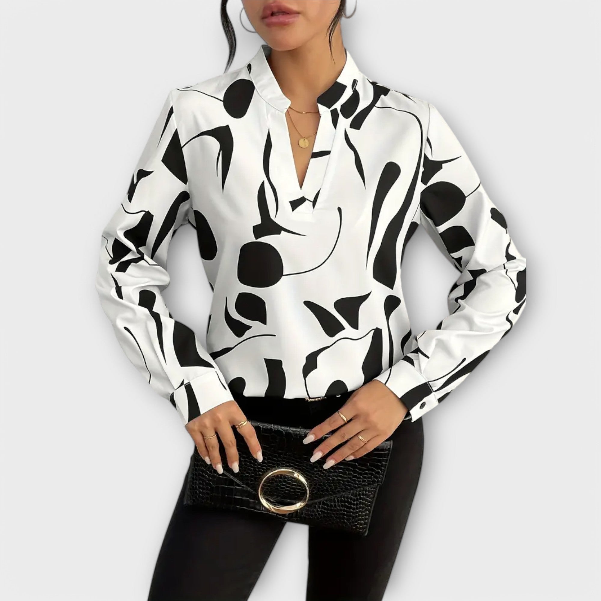 Ciara - Geometric Blouse