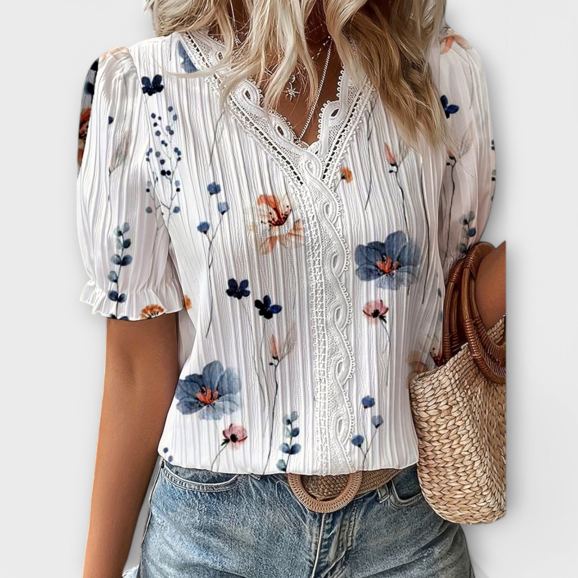 Dervla - V-Neck Blouse