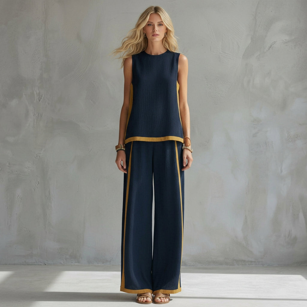 Caoimhe - Linen Trousers Set