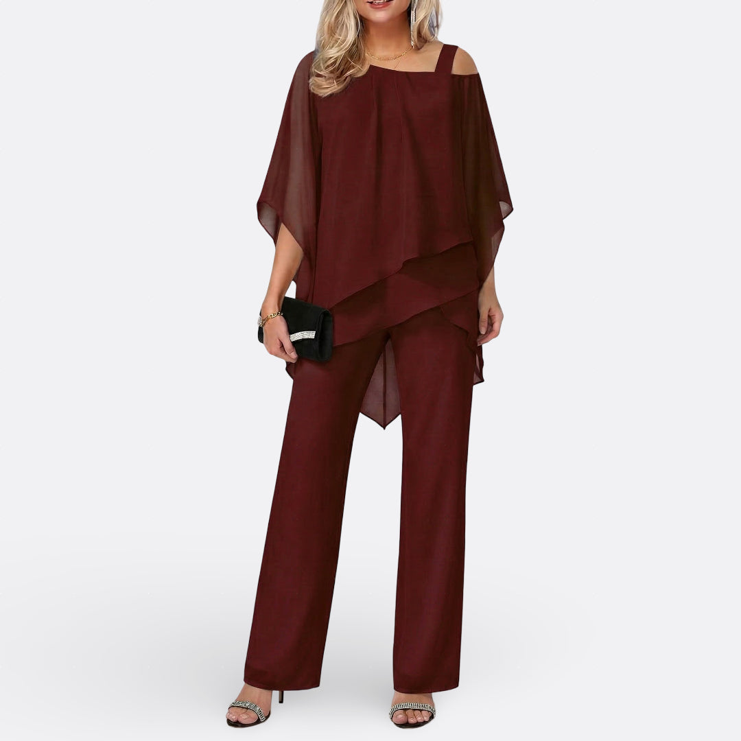 Una - Off-Shoulder Evening Set