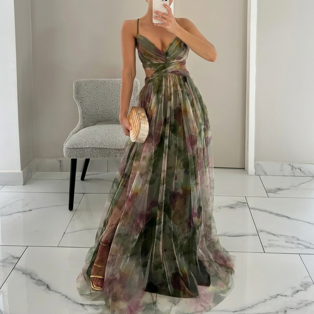Eabha - Floral Maxi Dress