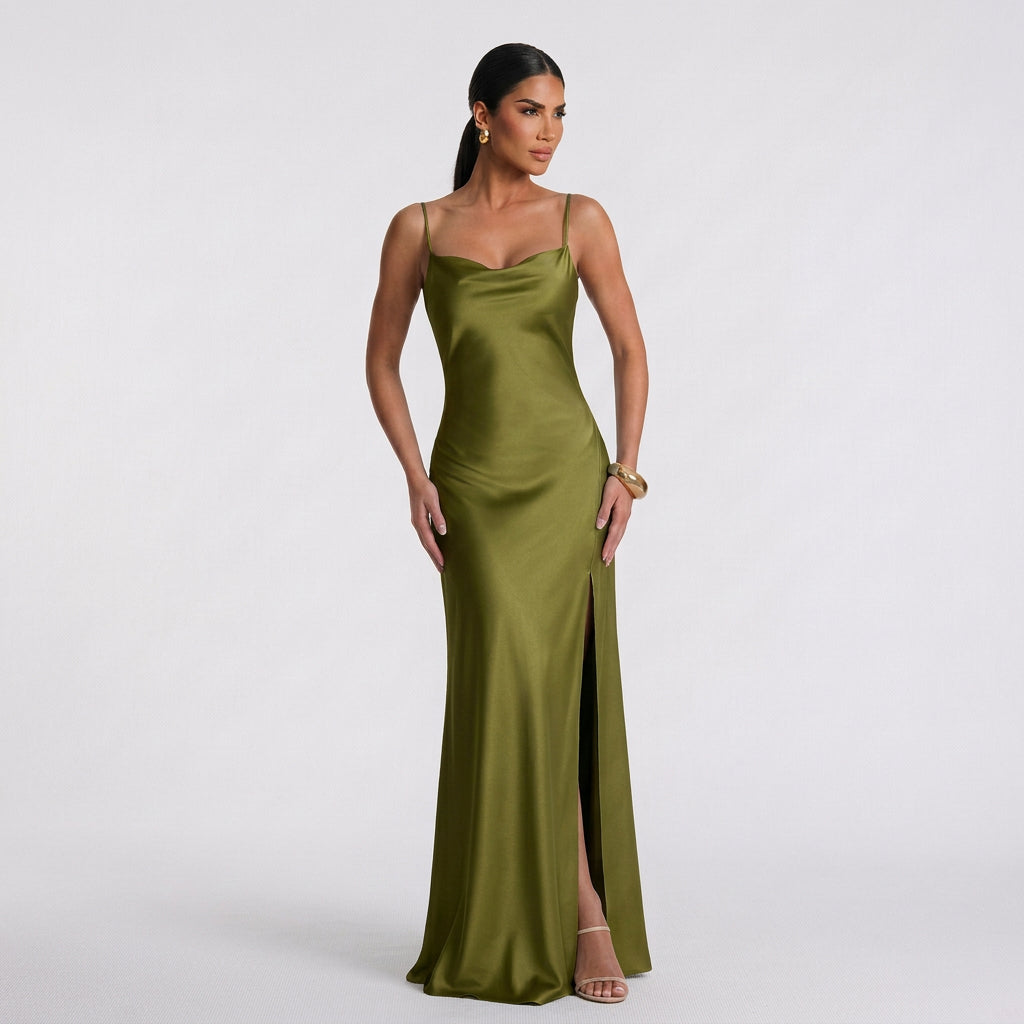 Eabha - Asymmetrical Maxi Dress
