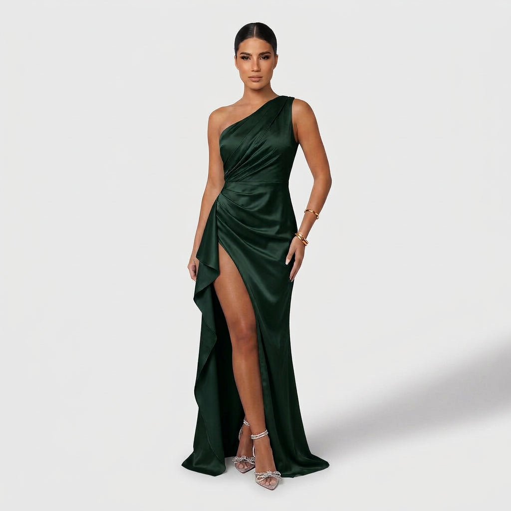 Eabha - Asymmetric Maxi Dress