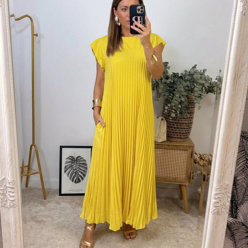 Eimear - Maxi Pleated Dress
