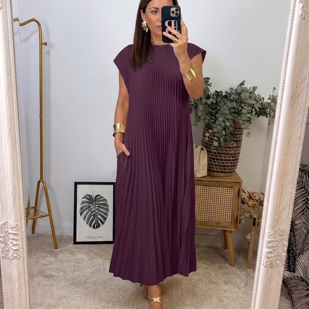 Eimear - Maxi Pleated Dress