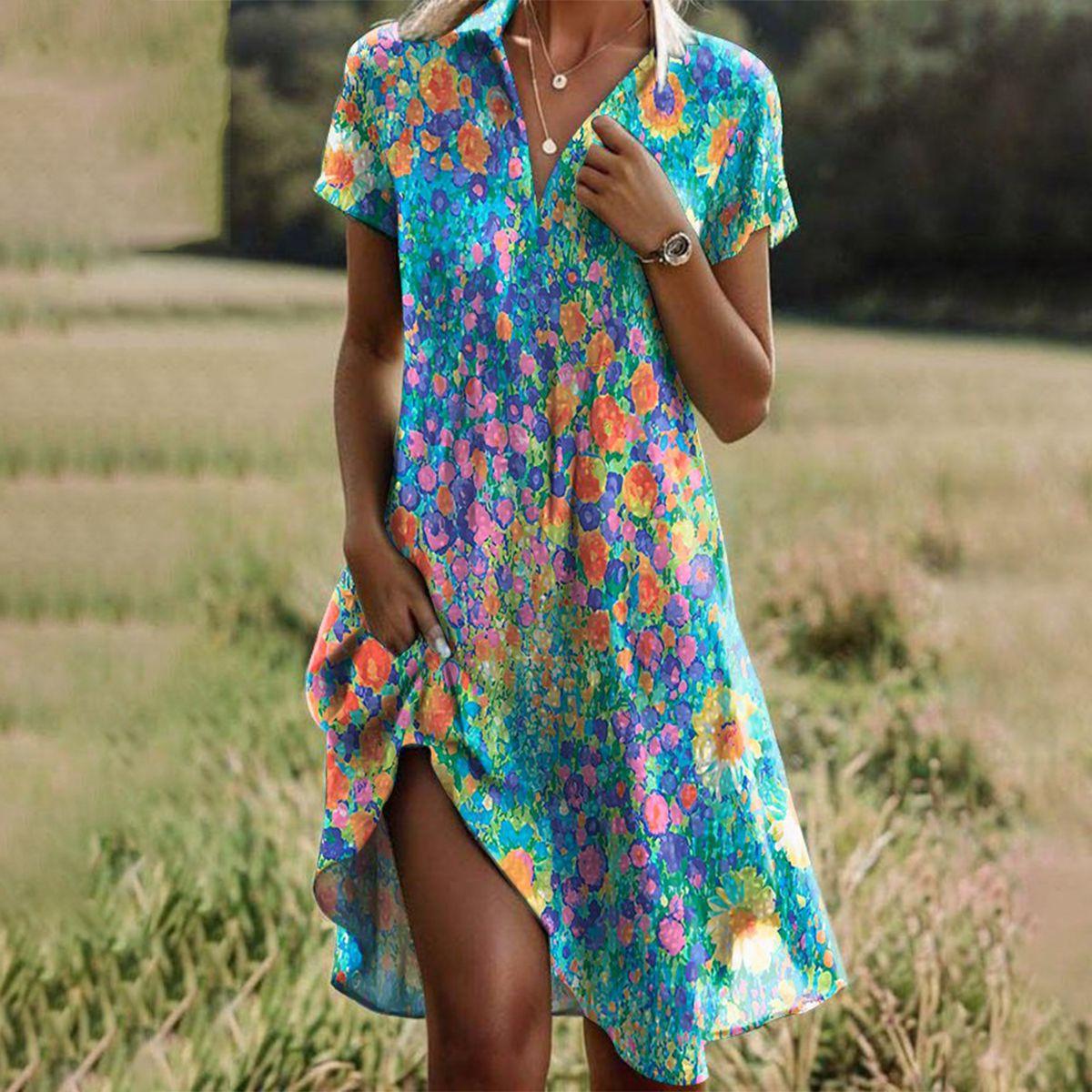 Caitríona - Boho Midi Dress